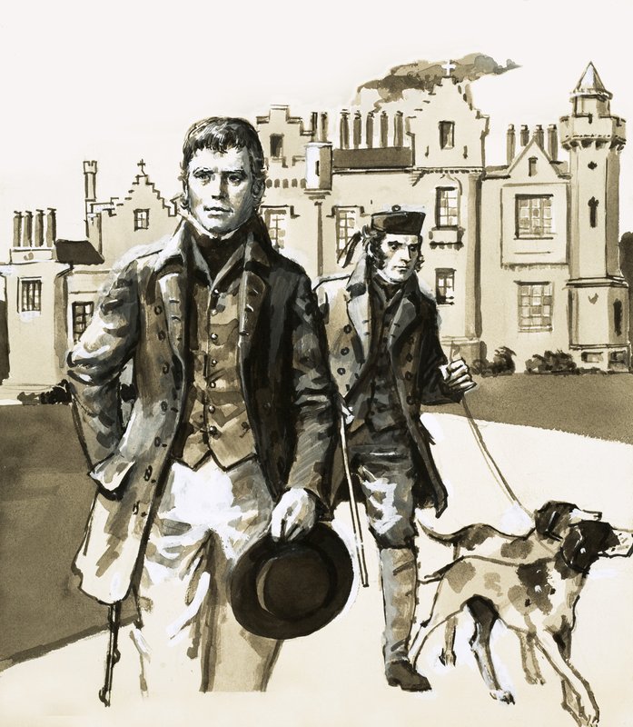 Sir Walter Scott a spasso con Tom Purdie da English School