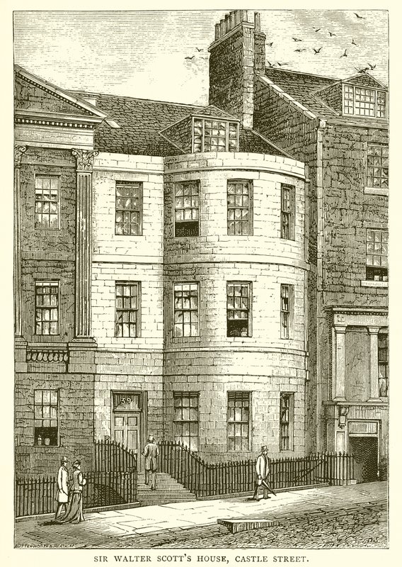 Casa di Sir Walter Scott, Castle Street da English School