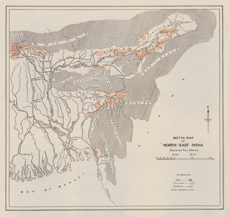 Mappa Schizzata del Nord-Est dell