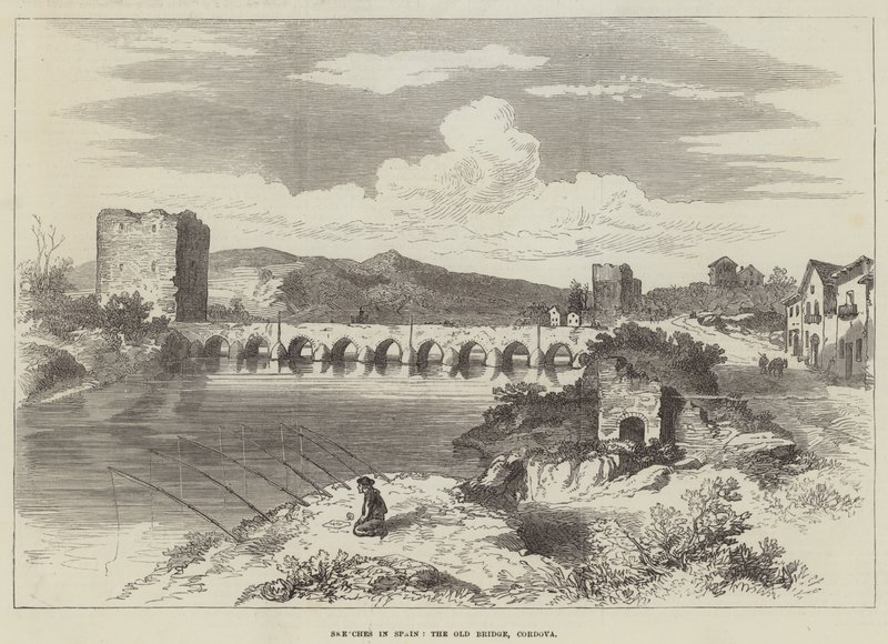 Schizzi in Spagna, il vecchio ponte di Cordova da English School