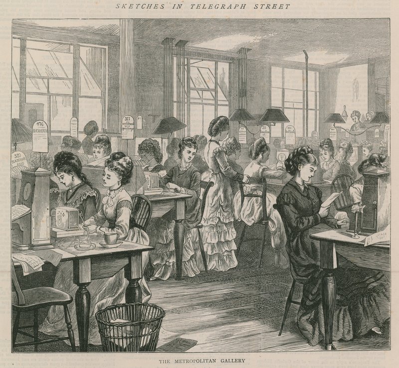Schizzi in Telegraph Street - la Galleria Metropolitana da English School