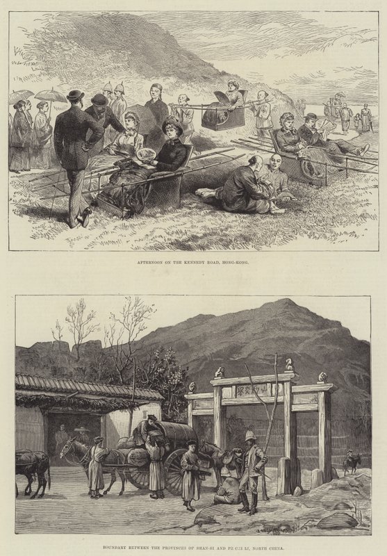 Schizzi della Cina da English School