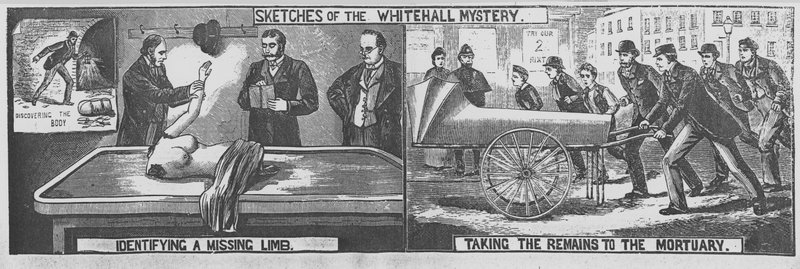 Schizzi del mistero di Whitehall da English School