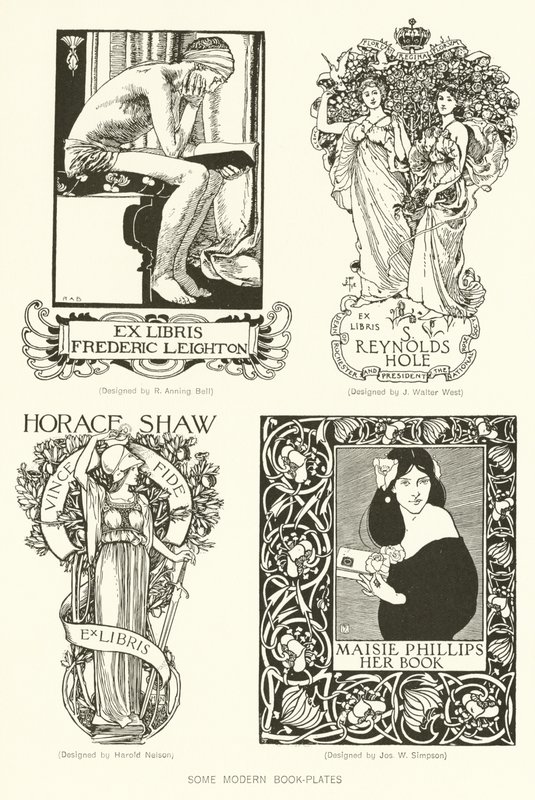 Alcuni moderni ex libris da English School