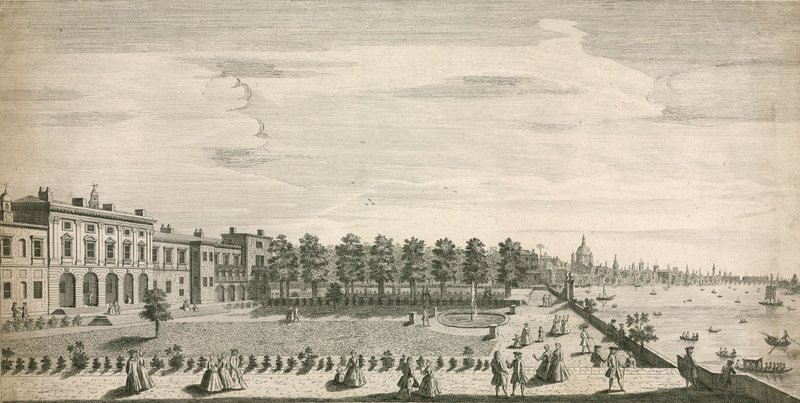 Somerset House, The Strand, Londra da English School