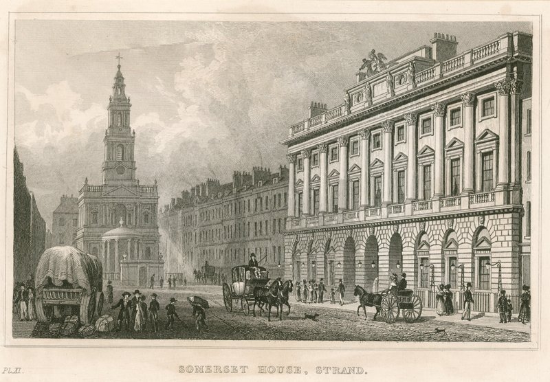 Somerset House e St Mary-le-Strand, The Strand, Londra da English School