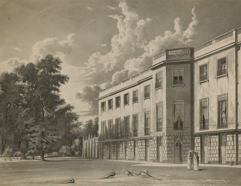 Facciata sud di Carlton House da English School
