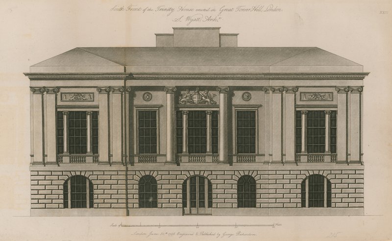 Facciata sud della Trinity House da English School
