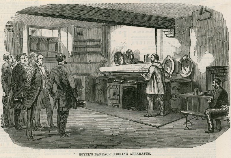 Apparato di cucina da caserma di Soyer da English School