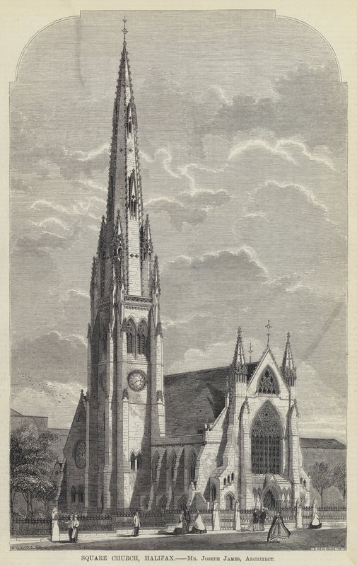 Chiesa quadrata, Halifax da English School