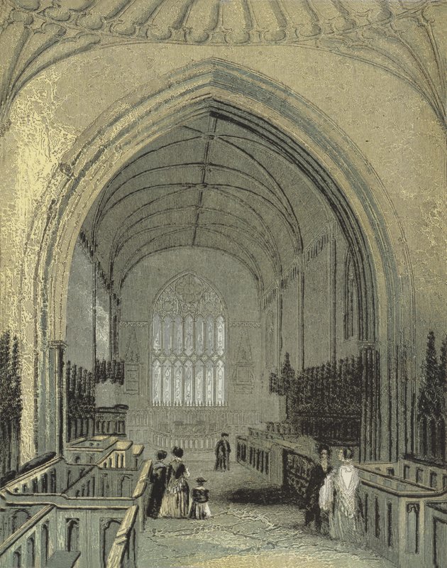 Cattedrale di St Asaph, il coro da English School