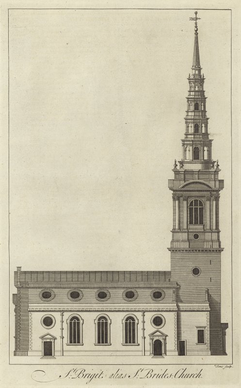 Chiesa di St Bride, Londra da English School