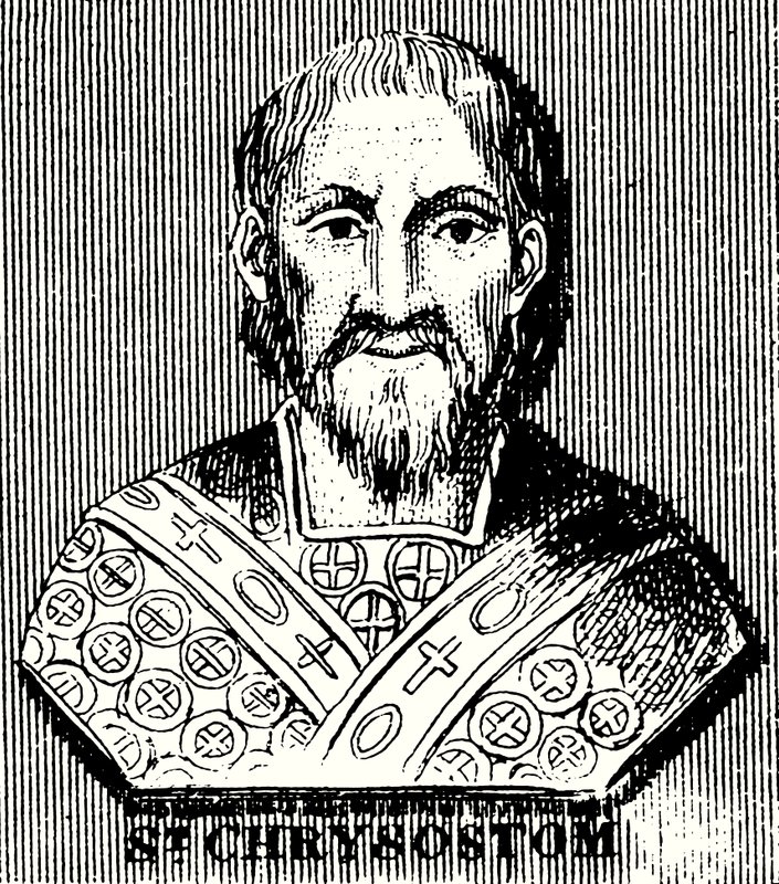 San Crisostomo (incisione) da English School