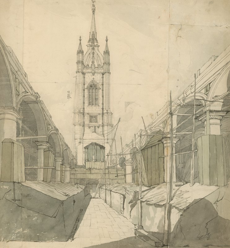 St Dunstan-in-the-East, Londra da English School