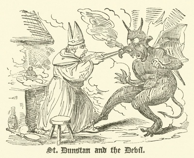 San Dunstan e il Diavolo da English School