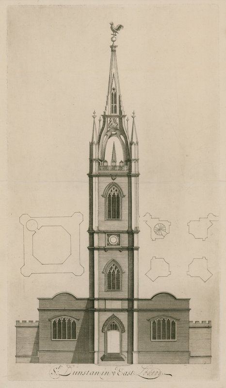 San Dunstan in the East, Londra da English School