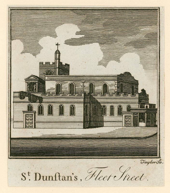 St Dunstans, Fleet Street, Londra da English School