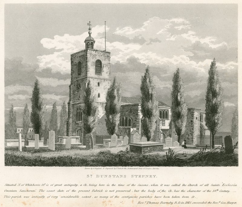 San Dunstan, Stepney, Londra da English School