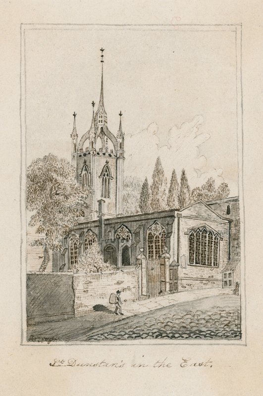 San Dunstan in the East, Londra da English School
