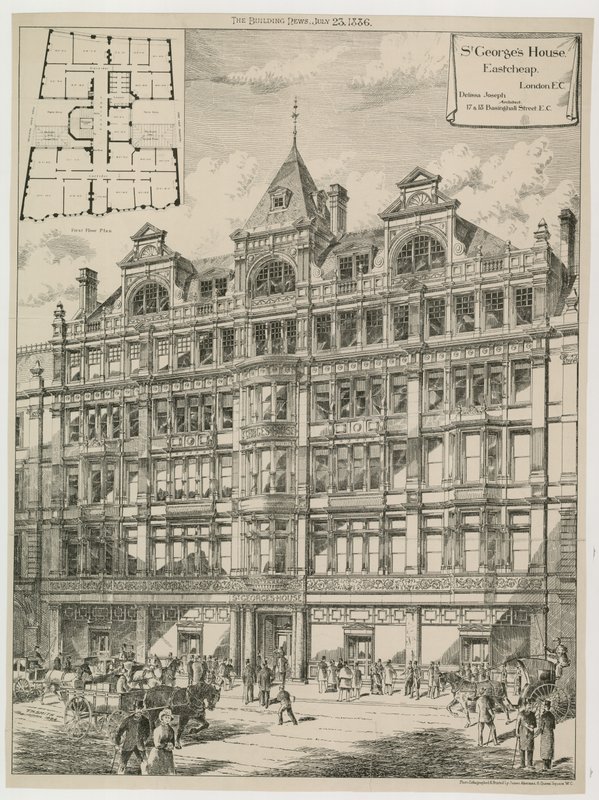 St Georges House, Eastcheap, Londra da English School