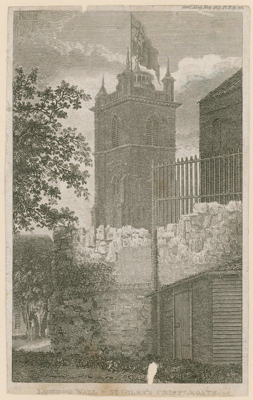 San Giles, Cripplegate, Londra da English School