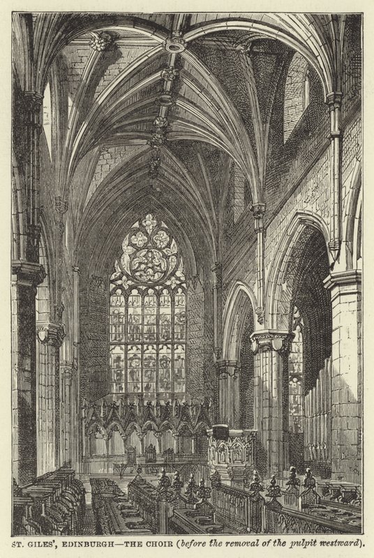 St Giles, Edimburgo, il coro da English School