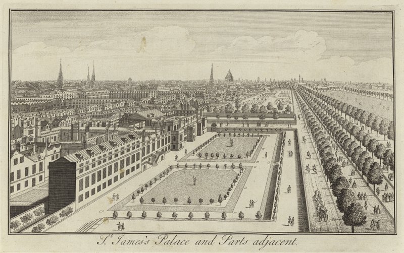 Palazzo di St James e parti adiacenti, Londra da English School