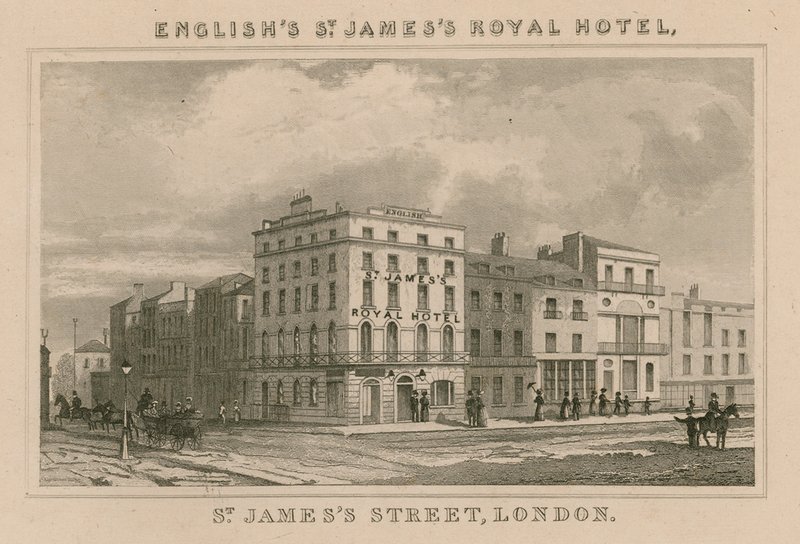 St Jamess Royal Hotel, St Jamess Street, Londra da English School