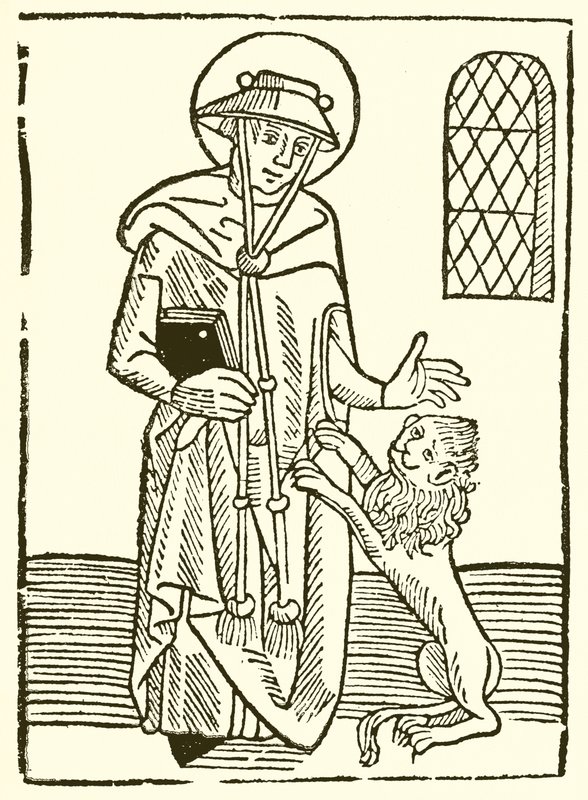 San Girolamo e il suo leone da English School