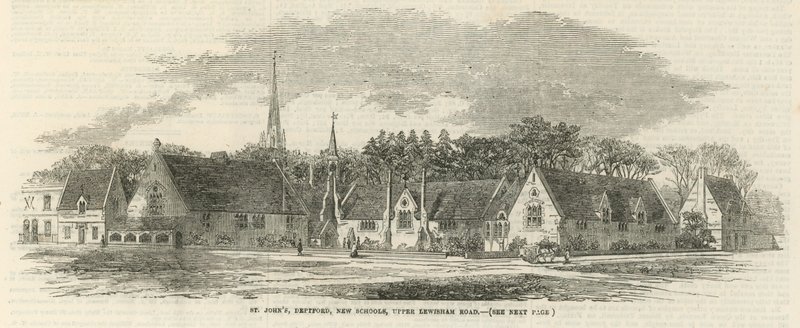 San Giovanni, Deptford, Nuove Scuole, Upper Lewisham Road da English School