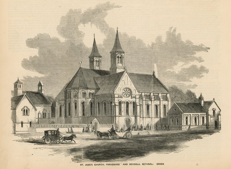 Chiesa di St Jude a Bethnal Green da English School