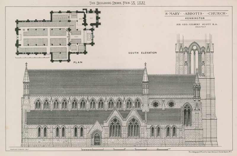 Chiesa di St Mary Abbots, Kensington da English School