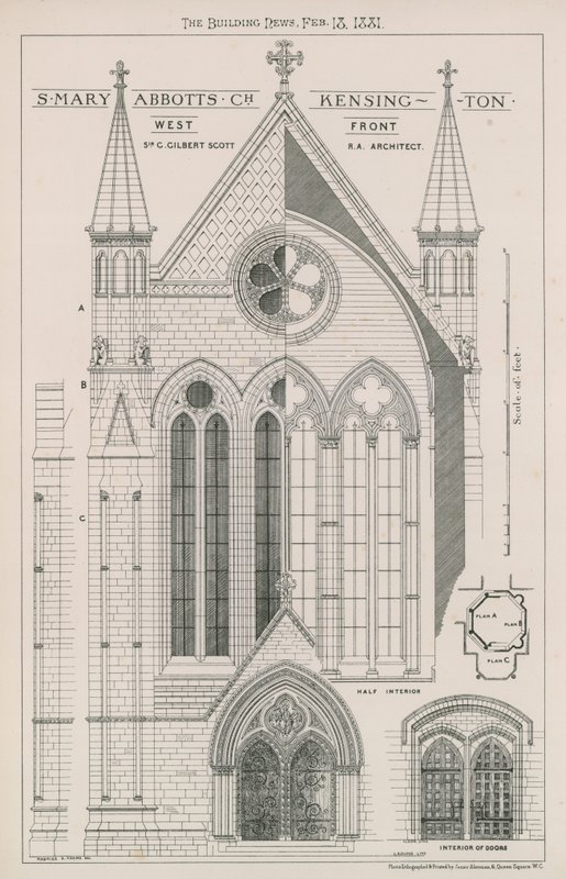 Chiesa di St Mary Abbots, Kensington da English School