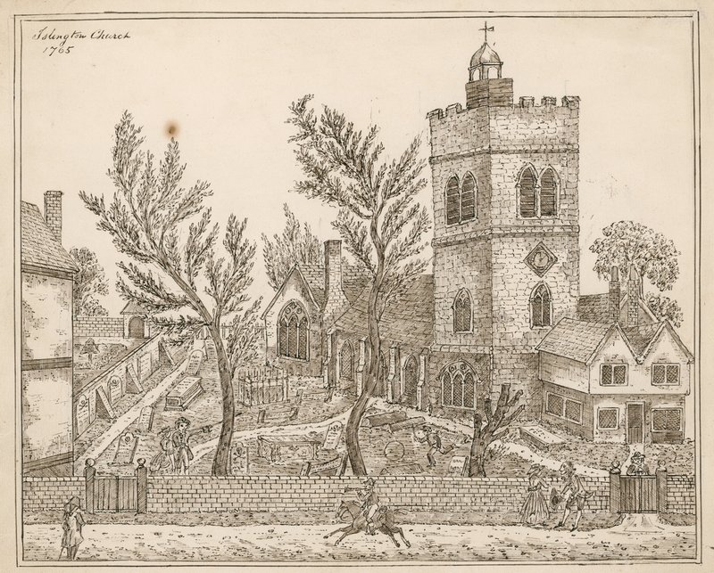 Santa Maria (vecchia chiesa), Islington da English School