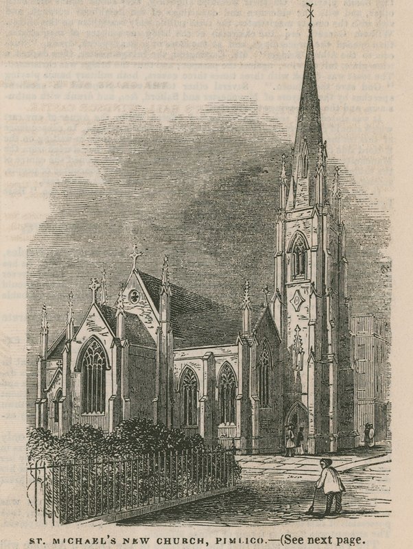 Nuova chiesa di San Michele a Pimlico da English School