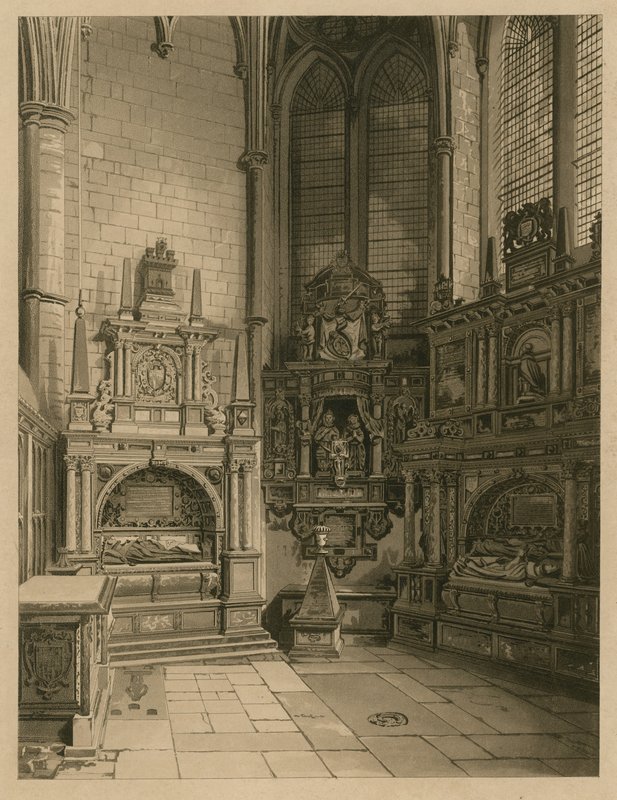Cappella di San Nicola, Abbazia di Westminster, Londra da English School