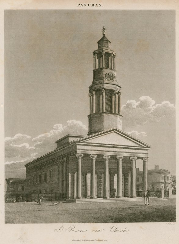 Nuova Chiesa di St Pancras, Londra da English School