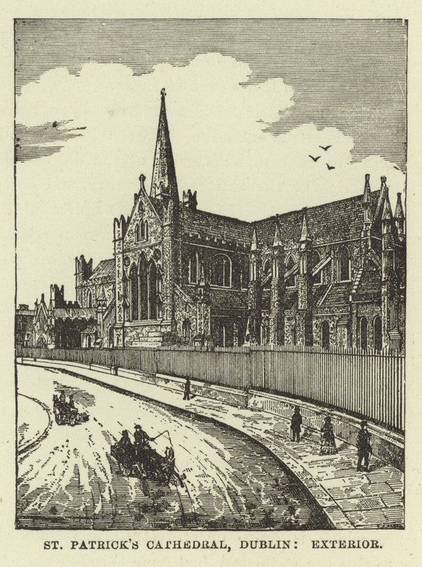 Cattedrale di San Patrizio, Dublino, esterno da English School
