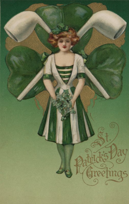 Cartolina del giorno di San Patrizio da English School
