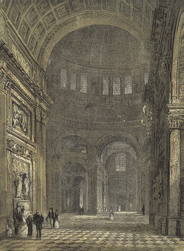 Cattedrale di San Paolo, Interno della Cupola, vista verso il Transetto Nord da English School