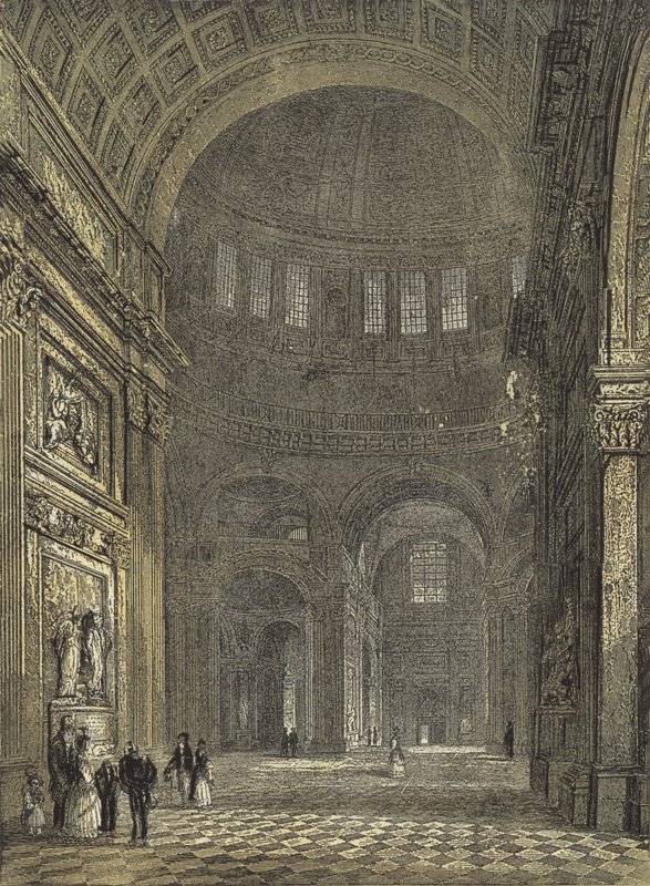 Cattedrale di San Paolo, Interno della Cupola, vista verso il Transetto Nord da English School