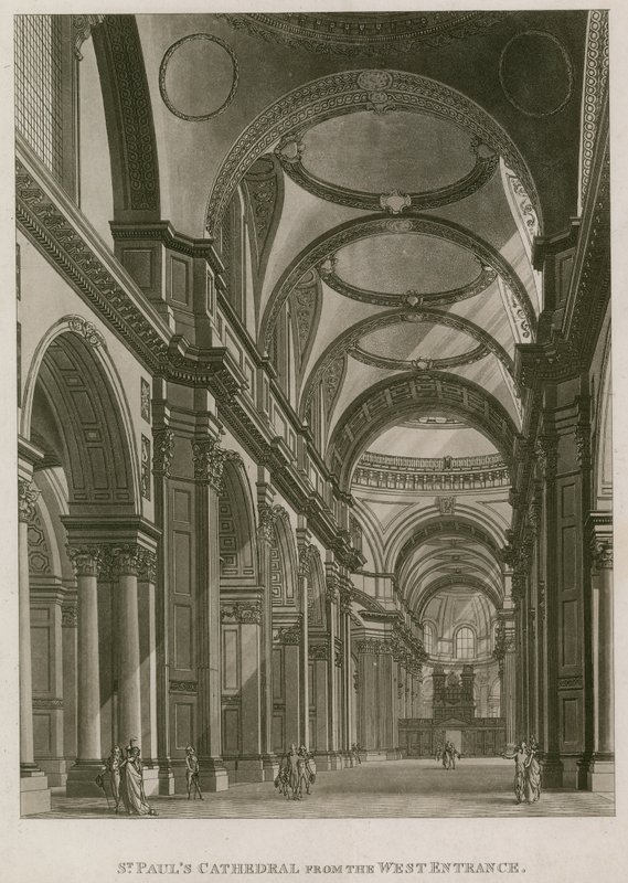 Cattedrale di St Paul, Londra, dall