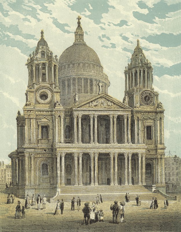 Cattedrale di San Paolo, Fronte Ovest da English School