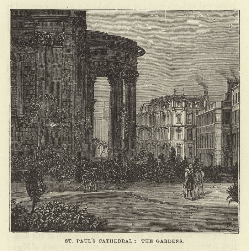 Cattedrale di St Paul, i giardini da English School