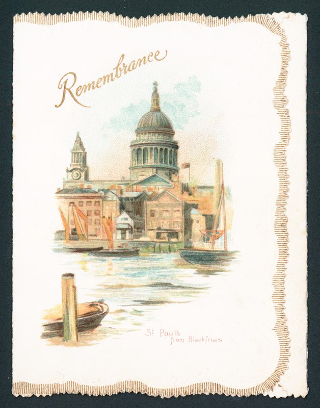 St Pauls da Blackfriars - Ricordo, biglietto da English School