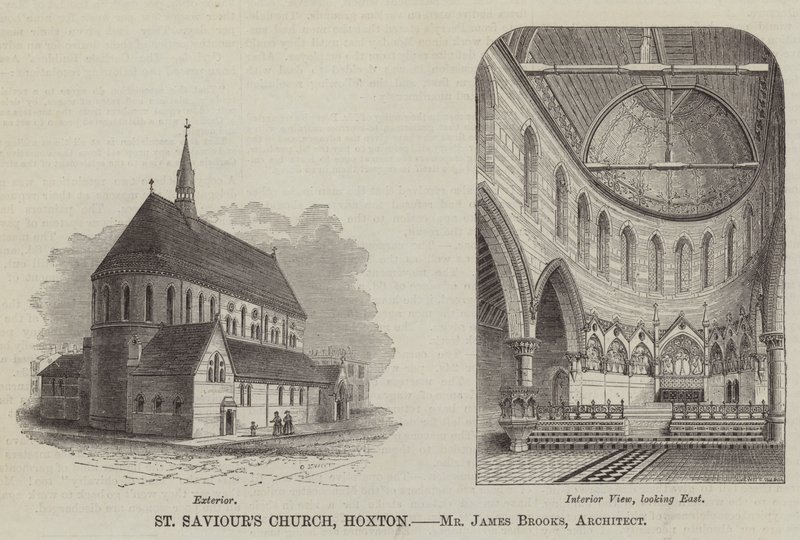 Chiesa di San Salvatore, Hoxton, Architetto Mr James Brooks da English School