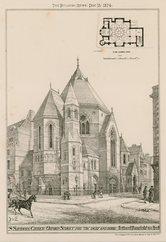 Chiesa di St Saviours, Oxford Street da English School