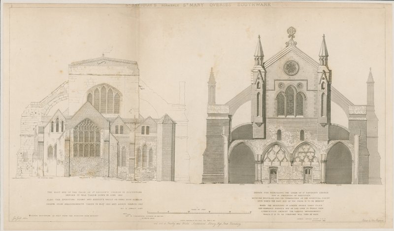 Chiesa di San Salvatore, precedentemente St Mary Overies, Southwark da English School