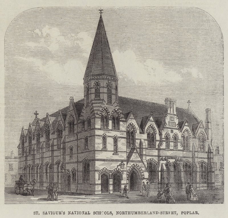 Scuole Nazionali di San Salvatore, Northumberland-Street, Poplar da English School
