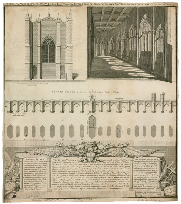 Cappella di San Tommaso sul vecchio London Bridge da English School